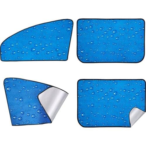 Set of 4 Car Magnetic Side Window Cling Sun Shade Lightweight