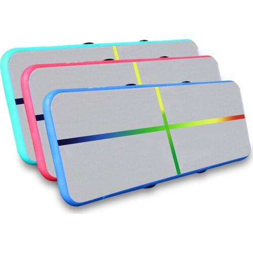 Free Shipping Inflatable gymnastics air track Mattress tumbling floor mat home Yoga gym air pump for adults or child 3m 4m 5m