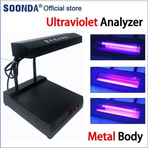 Metal body Desktop UV Analyzer Detector Lab Equipment Multipurpose Ultraviolet Analyzer Wavelength 254/365nm UV Analysis Lamp