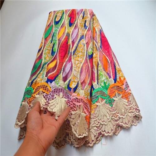 New Design African Lace Fabric High Quality French Nigerian Beads Embroidered Nigerian laces pearls for wedding FLP-1110