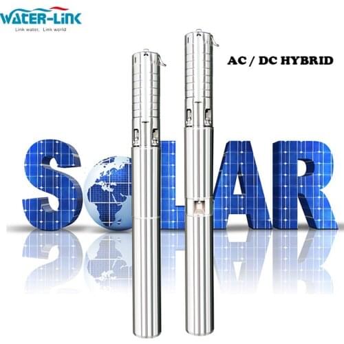 New design brushless ac dc solar water pump 150m head