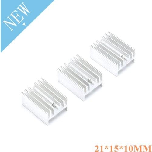 5pcs TO-220 Heatsink 21x15x10mm TO 220 Heat Sink 21*15*10mm Radiator Cooler Radiator Aluminum 21mmx15mmx10mm TO220