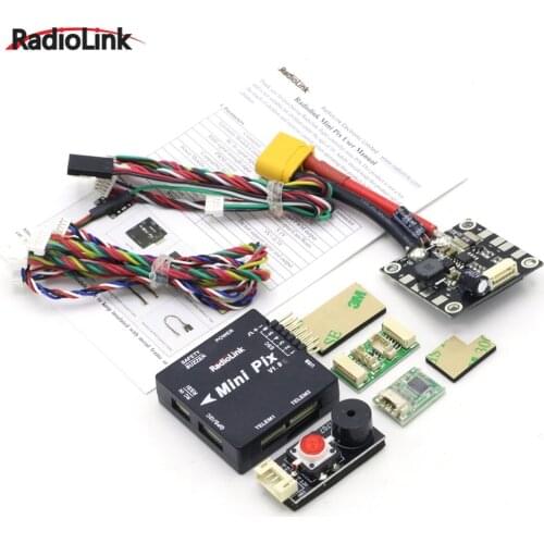Radiolink Mini PIX and M8N GPS Flight Controller with Ultrasonic Sensor Su04/Mini OSD for Pixhawk RC Drone