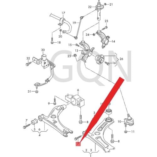 Hexagonal shoulder bolt Vol ksw age nNe wBe etl eCC Cla sic oJe tta Eos Sha ran syn cro Bor aSc iro cco Cad dyB eet le