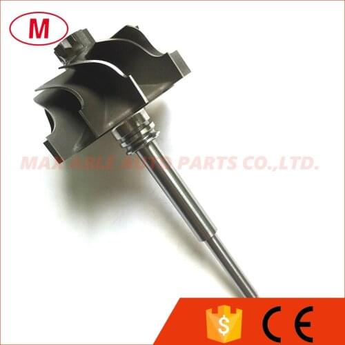 CT26 17201-17010 17201-17030 52.00/68.00mm 10 blades Turbo turbine wheel/Turbine shaft for 17201-42020 turbocharger cartridge