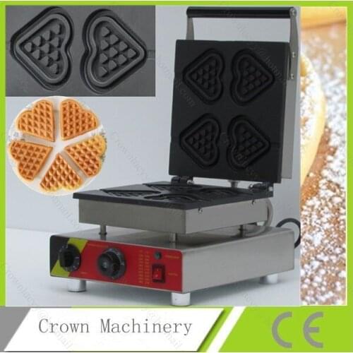 Heart shape waffle maker machine for sale;Belgian commercial waffle maker