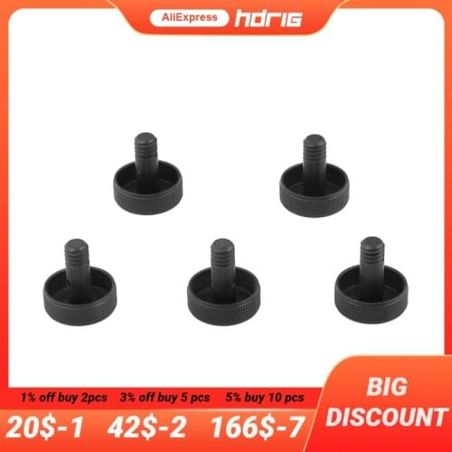 HDRIG 1/4"-20 Male Thread Screw Plug For DJI OSMO Stabilizer Gimbal External Extention Accessory (5 Pieces)