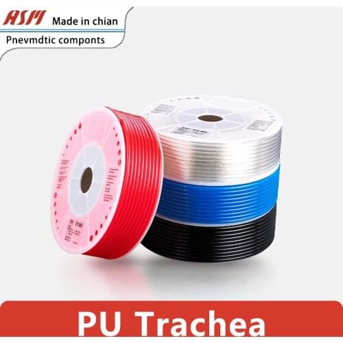 1 Roll of PU Tube 4 * 2.5mm 6 * 4mm 8 * 5mm 10 * 6.5mm 12 * 8 14 * 10 16 * 12mm Pneumatic Hose Of Air Hose Compressor