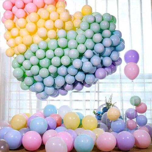 10inch Macaron Latex Balloons Pastel Candy Balloon Wedding Birthday Party Decoration Baby Shower Decor Air Globos Party Supplies