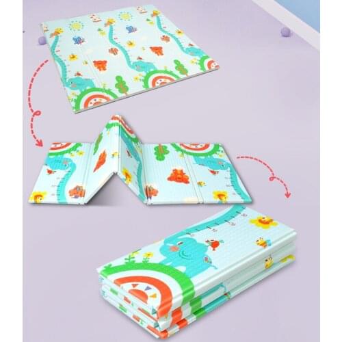 200*180cm/200*150CM Foldable Cartoon Baby Play Mat Xpe Puzzle Childrens Mat Baby Climbing Pad Kids Rug Baby Games Mats Toys