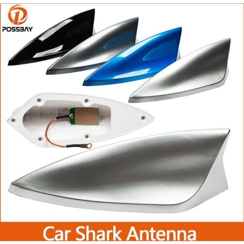 Car Shark Fin Roof Antenna Universal Aerial Signal Amplifier Auto Exterior Parts for Mini Cooper/BMW/Hyundai/Mazda/Citroen/Fiat