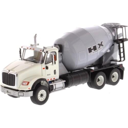 Diecast Masters 1/50 Scale International HX615 Concrete Mixer Truck White DM71014