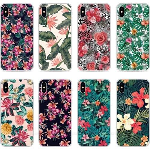 Exotic Flower Case For Huawei Nova 5 6 SE 7i Y7P 4e Y5 Y6 Honor 20 9X 8S Mate 30 P40 Plus P30 Pro Lite E P Smart 2019 Cover