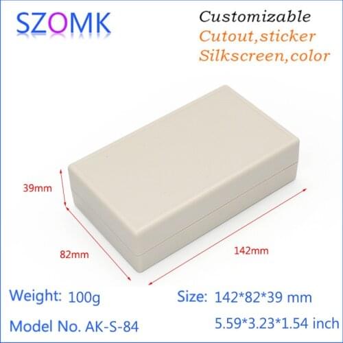 Electrical abs plastic instrument enclosure boxes (4 pcs) 142*82*39mm plastic case diy new electronics box, plastic junction box