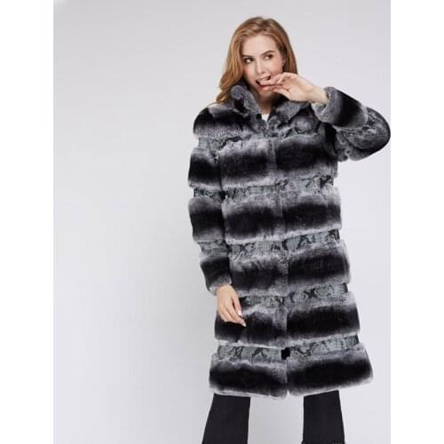 KRASOTA Rabbit Fur Coats