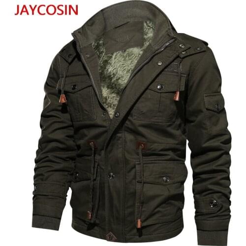 JAYCOSIN Mens Winter Jacket 2019 Mens park Long Sleeve Letter Hoodie Hooded Tops Jacket Coat Outwear L400910