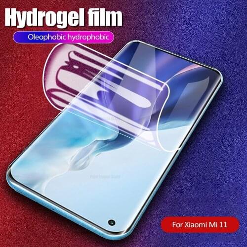 Soft Hydrogel Film For Xiaomi Mi 11 10 t 10T Pro Lite Flexible Screen Protector Glass For Xiaomi Mi 11 MI11 11 Glass HD Film