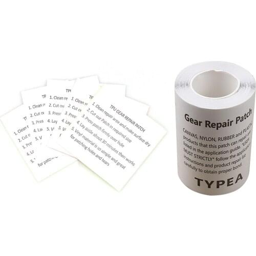 Air Mattresses Outdoor Tent Repair Tape Transparent TPU Swimming Ring Tenacious Waterproof Patch Camping Self Adhesive Portable