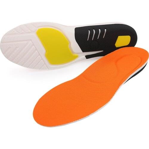 Orthopedic Insole For Flat Feet Arch Support Insole PU Sport Running Insoles Relieve Heel Foot Pain Insert