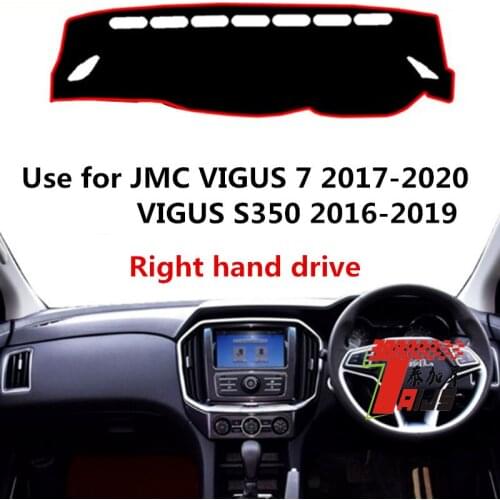 TAIJS Factory Simple Polyester Fibre Car Dashboard Cover For JMC VIGUS 7 2017 18 19 20 S350 2016 2017 18 19 20 Right Hand drive