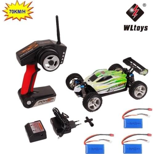 RC Car WLtoys A959 A959-B 2.4G 1/18 Scale Remote Control Off-road Racing Car High Speed Stunt SUV Toy Gift For Boy RC Mini Car