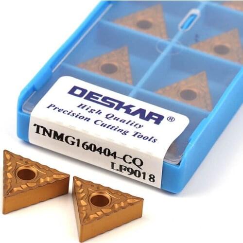 TNMG160404 TNMG160408-CQ LF9018 Turning Cutting Tools CNC Lathe Machining Carbide Insert High Performance. Wide Processing Range