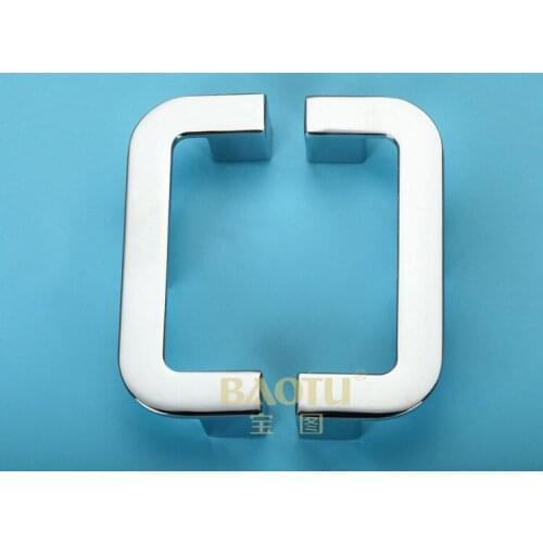 UNILOCKS 10Pcs Modern minimalist handle cupboard closet handle mounted square ring door handle