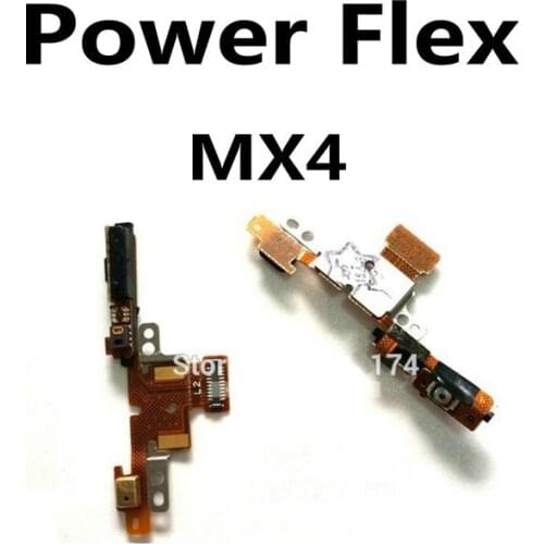 100% Original Power on off Volume up/down Buttons Flex cable For Meizu MX4 Cell phone