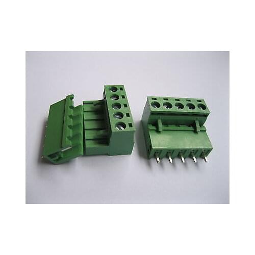30 pcs Green 5 pin 5.08mm Screw Terminal Block Connector Pluggable Type