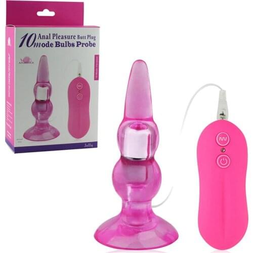 10 Speeds Anal Toys For Adult Toys Vagina Vibrator Clitoris Butt Plug Anal Erotic Goods Products Sex Interesting Anal Sex Toys