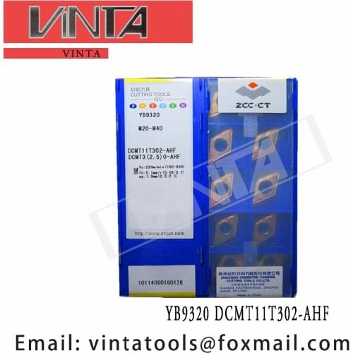 Free shipping high quality 10pcs/lots YB9320 DCMT11T302-AHF cnc carbide turning inserts