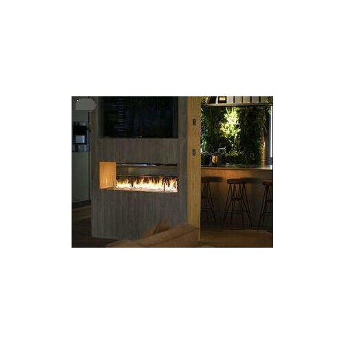 Inno-Fire 48 inch silver or black wifi real fire intelligent indoor auto eco bio ethanol fireplace insert