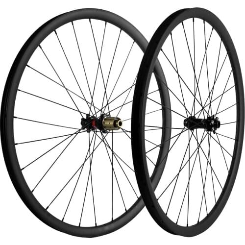 Carbon Wheels 29 Mtb Wheels Profile 25 Width 30 Holes 28-28 Tubeless Mountain Bicycle Wheelsets