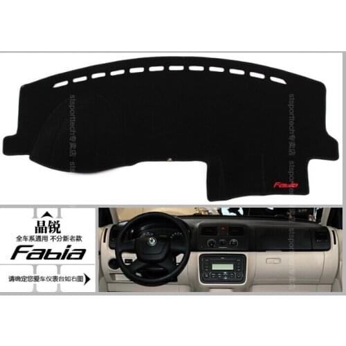 Fabia dashboard cover Avoid light pad Instrument platform desk cover Mats Carpets products accessory used for Fabia 2008-2016