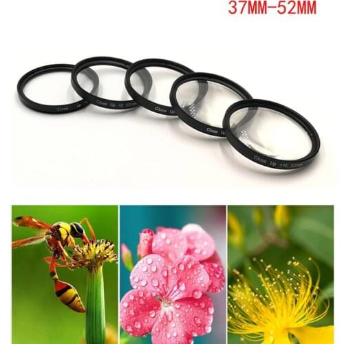 37MM 40.5MM 43MM 46mm 49MM 52MM 55MM +1 +2 +4 +8 +10 Macro Close Up Macro Filter