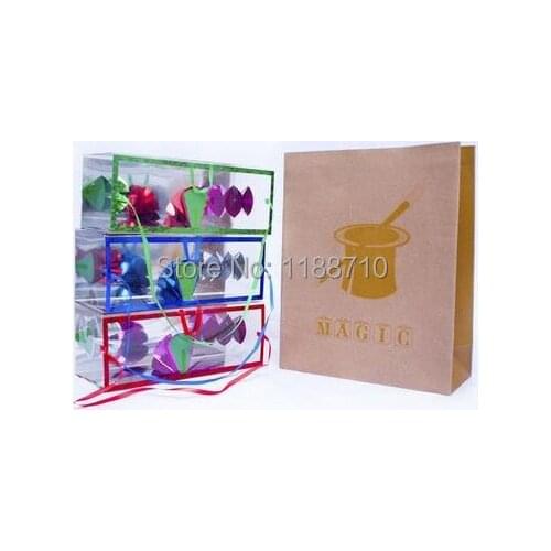 M Size Dream Bag / Appearing Flower Boxes - Stage Magic / Magic Trick, Gimmick, Props