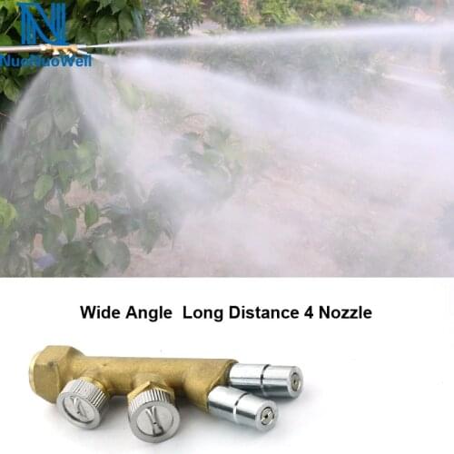 NuoNuoWell M14*1.5 Long Distance Pesticide Sprayer Copper Nozzle Fruit Tree Rice irrigation Machine Tools