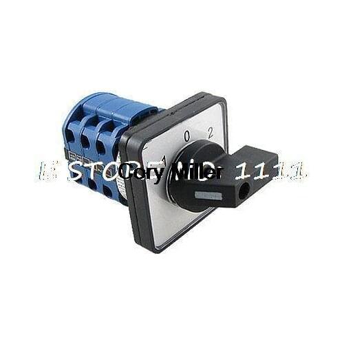 Master Circuit Control 1-0-2 Rotary Cam Switch 10A