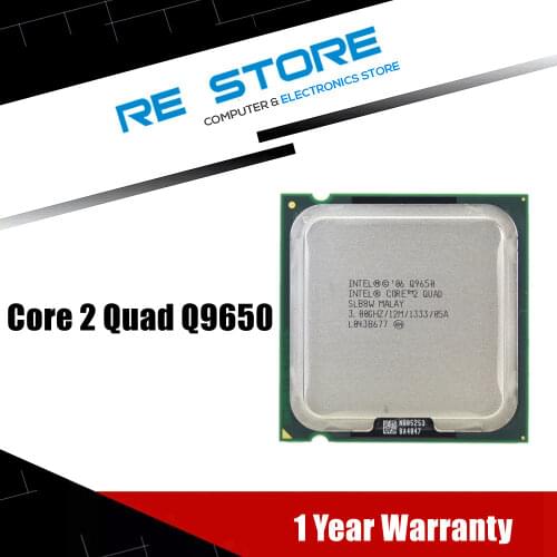 Intel Core 2 Quad Q9650 Processor 3.0GHz 12MB Cache FSB 1333 Desktop LGA 775 CPU