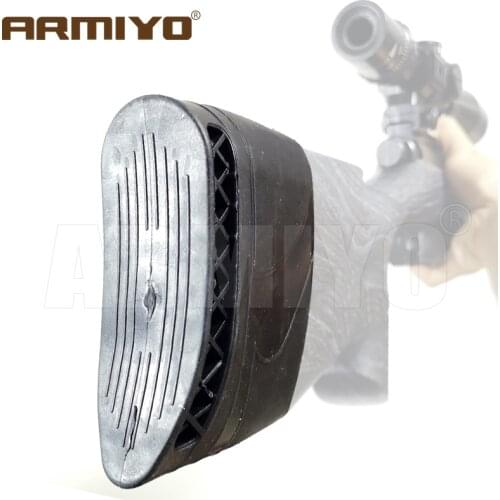 Armiyo Rifle Rubber Recoil Pad Tactical Slip-On Buttstock Extension Protector Hunting Accessories