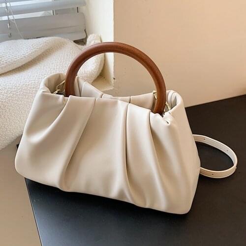 S.IKRR Small Soft PU Leather Crossbody Bag with Short Handle for Women 2021 Luxury Chain Top Handle Shoulder Purses and Handbags