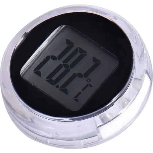 Motorcycle Thermometer Waterproof Durable Motorcycle Digital Meter Clock Motorbike Interior Watches Instrument Accessories