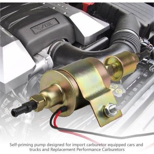 Universal 12V External Electric Fuel Pump Installation Kit 5-9 PSI 30GPH GA8012S For All 12 Volt Cars Trucks Boats & Generators