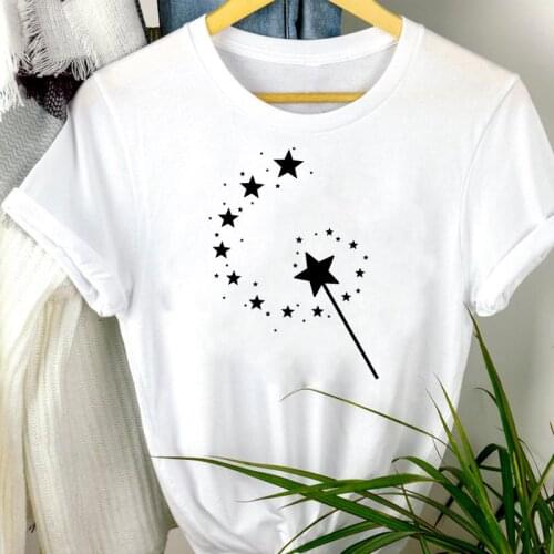 Women Clothes Star 90s Ladies Clothing New Ladies Casual Fashion Short Sleeve Summer Print Tshirt Female Tee Top Graphic T-shirt