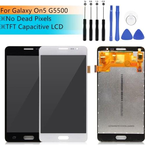 For Samsung Galaxy On5 LCD Display Touch Screen with Digitizer G5500 G550FY G550T Front Glass Assembly parts Replacement Parts