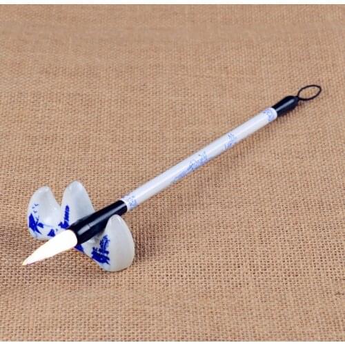 1pc Soft Hair Big Tib Metal Writing Brush Artist Watercolor Drawing Painting Chinese Calligraphy Pen School Office Stationary