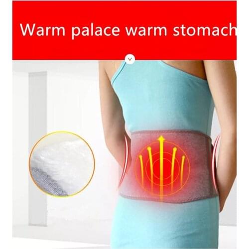 1 Pcs Woman Adjustable Warm Uterus Stomach Wool Pressure Waist Belt Lumbar Support Back Brace Double Banded dropshipping