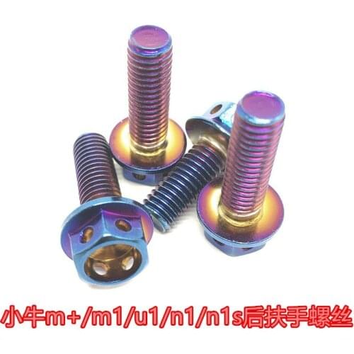 4pcs Motorcycle Handrail Fixing Screws Bolts for Niu Scooter N1 N1s Ngt Nqi