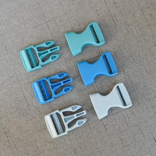 5 Pcs/Lot 25mm Colourful Plastic Release Buckle Strap For Bag Dog Collar Necklace Bracelet Paracord Sewing Accessory