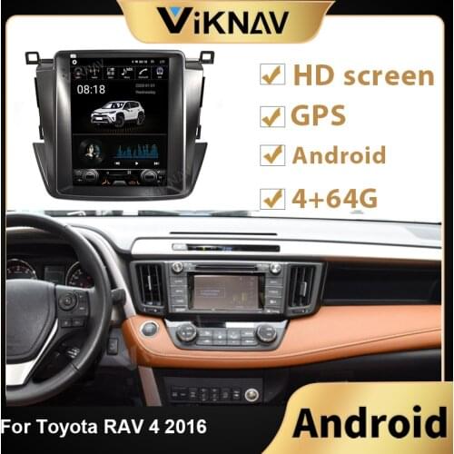 2 Din Android car Radio For Toyota RAV 4 2016 Car Vertical Screen Multimedia Video Player GPS navigation stereo receiver